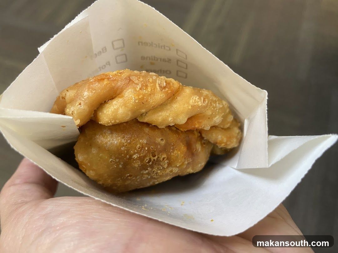 Fried Food in Paper Bag