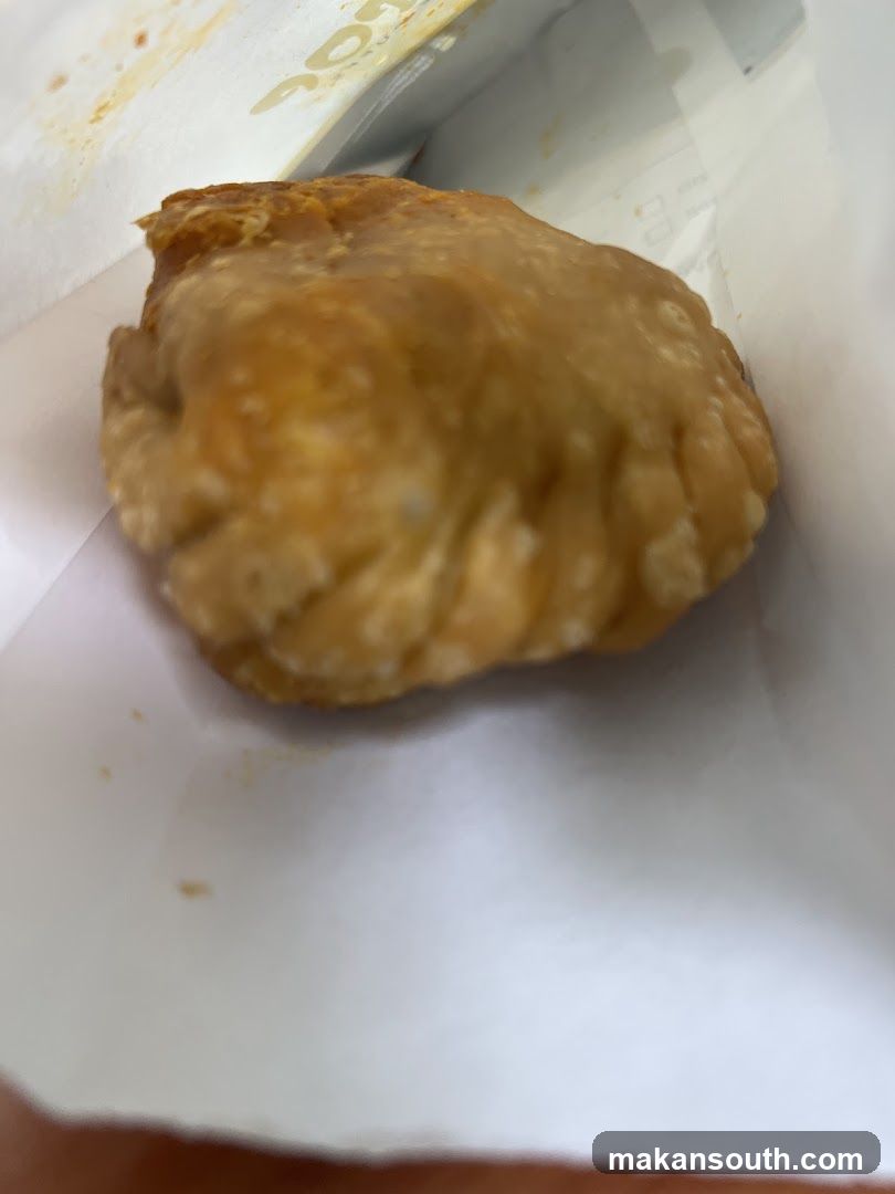 Curry Puff in Paper Bag