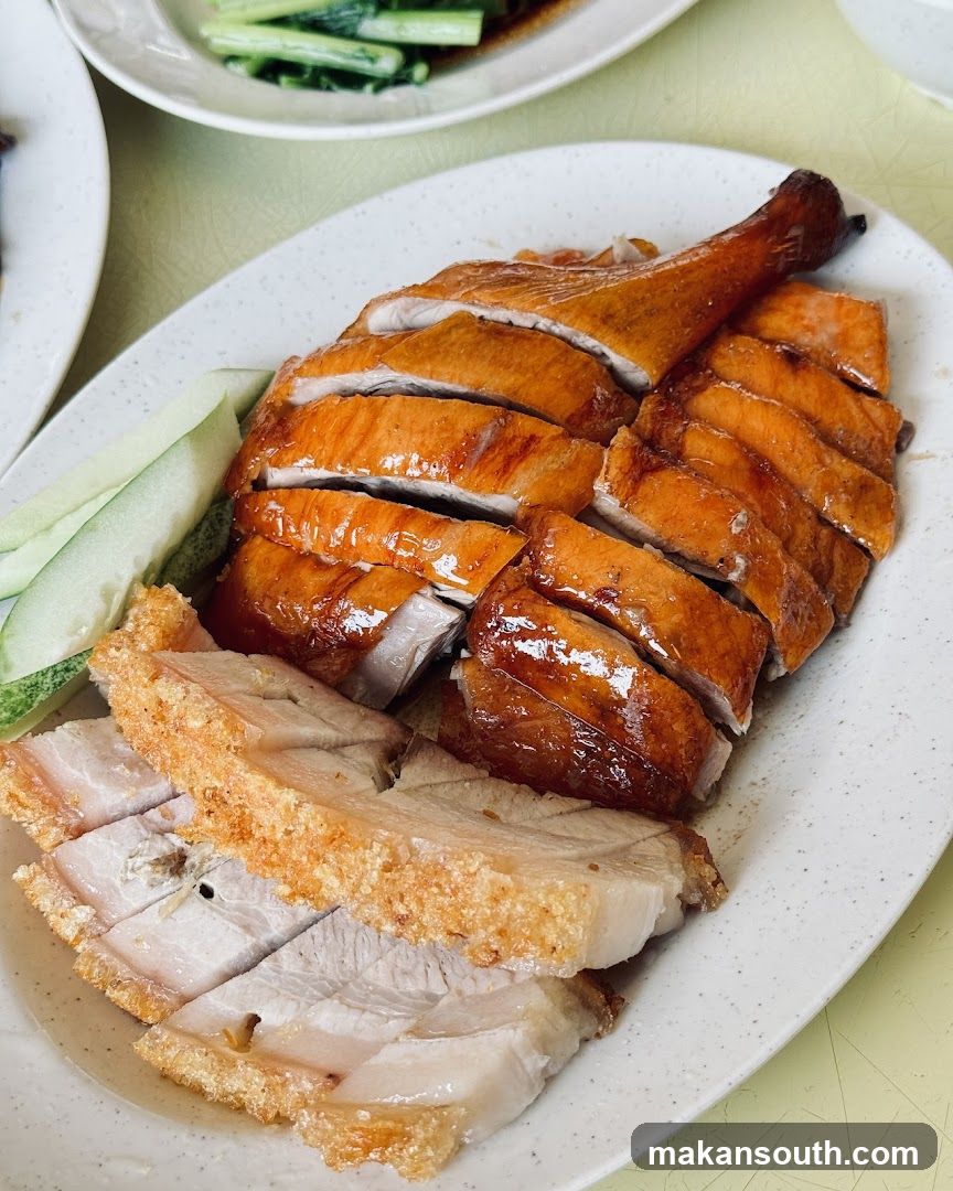 Roast Duck and Pork Belly