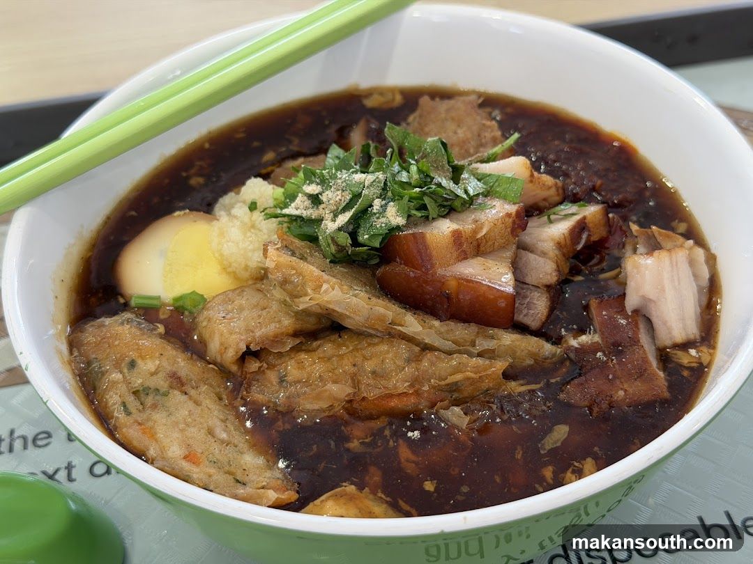 Braised Pork Belly with Egg and Tofu Skin