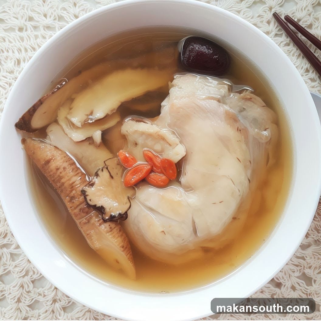 Chicken Soup with Herbs