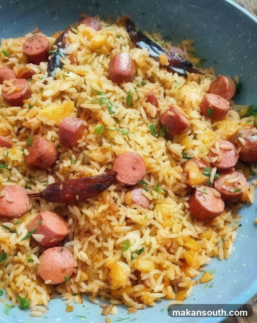 Sausage and Rice Dish