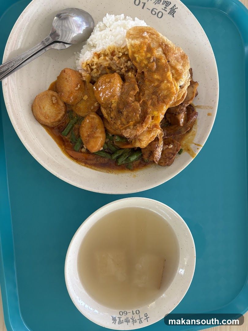 Rice dish with soup