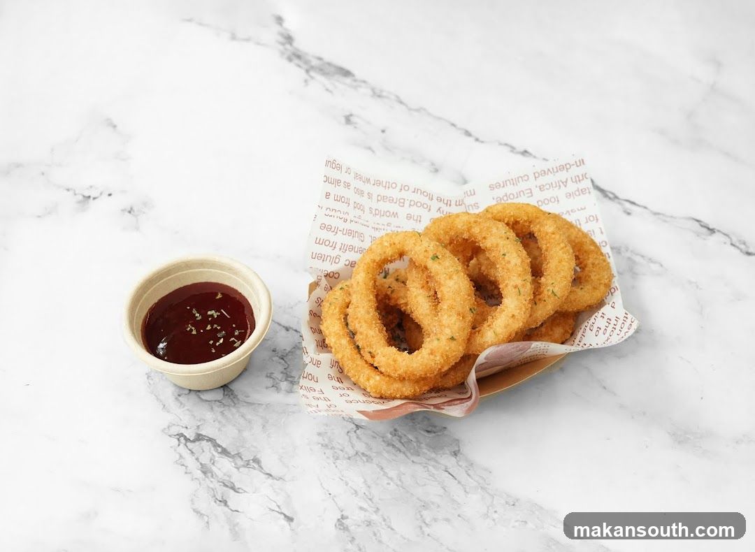 Onion Rings with Dip