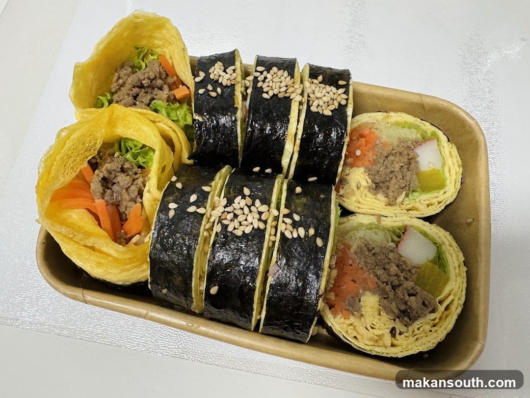 Gimbap and Egg Wraps