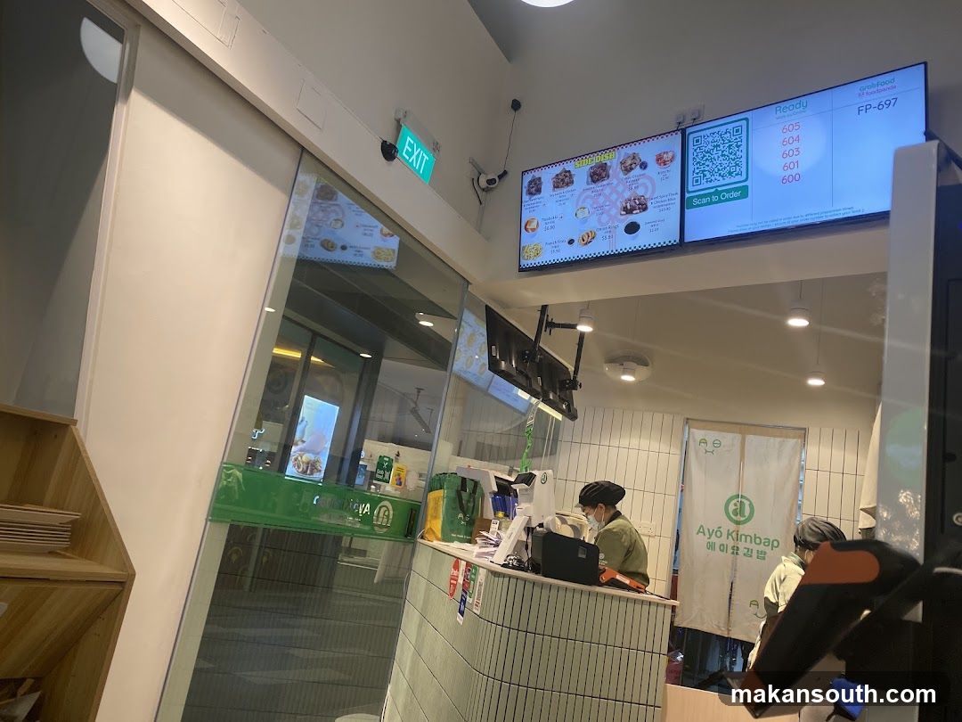 Restaurant Interior with Digital Menu