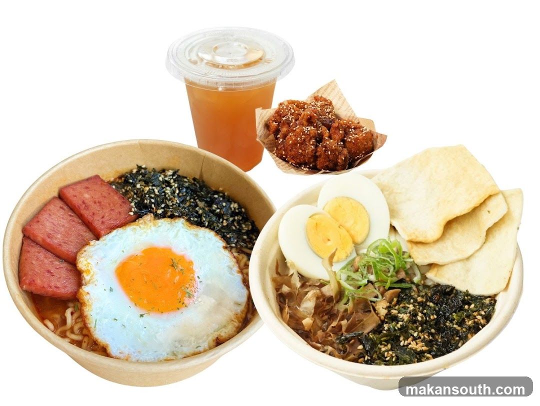 Noodle Bowls and Fried Chicken