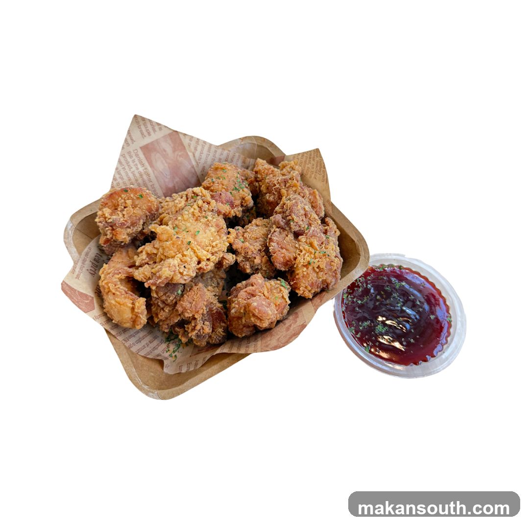 Fried Chicken Bites with Dipping Sauce