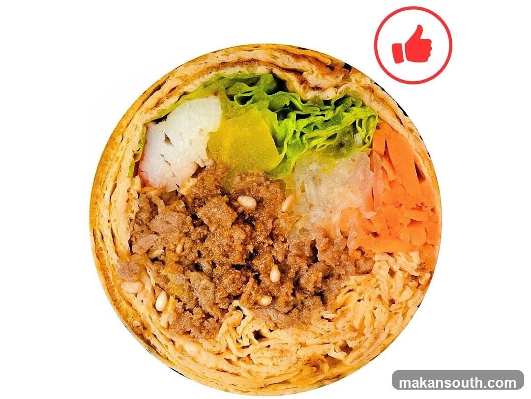 Burrito with Thumbs Up Icon