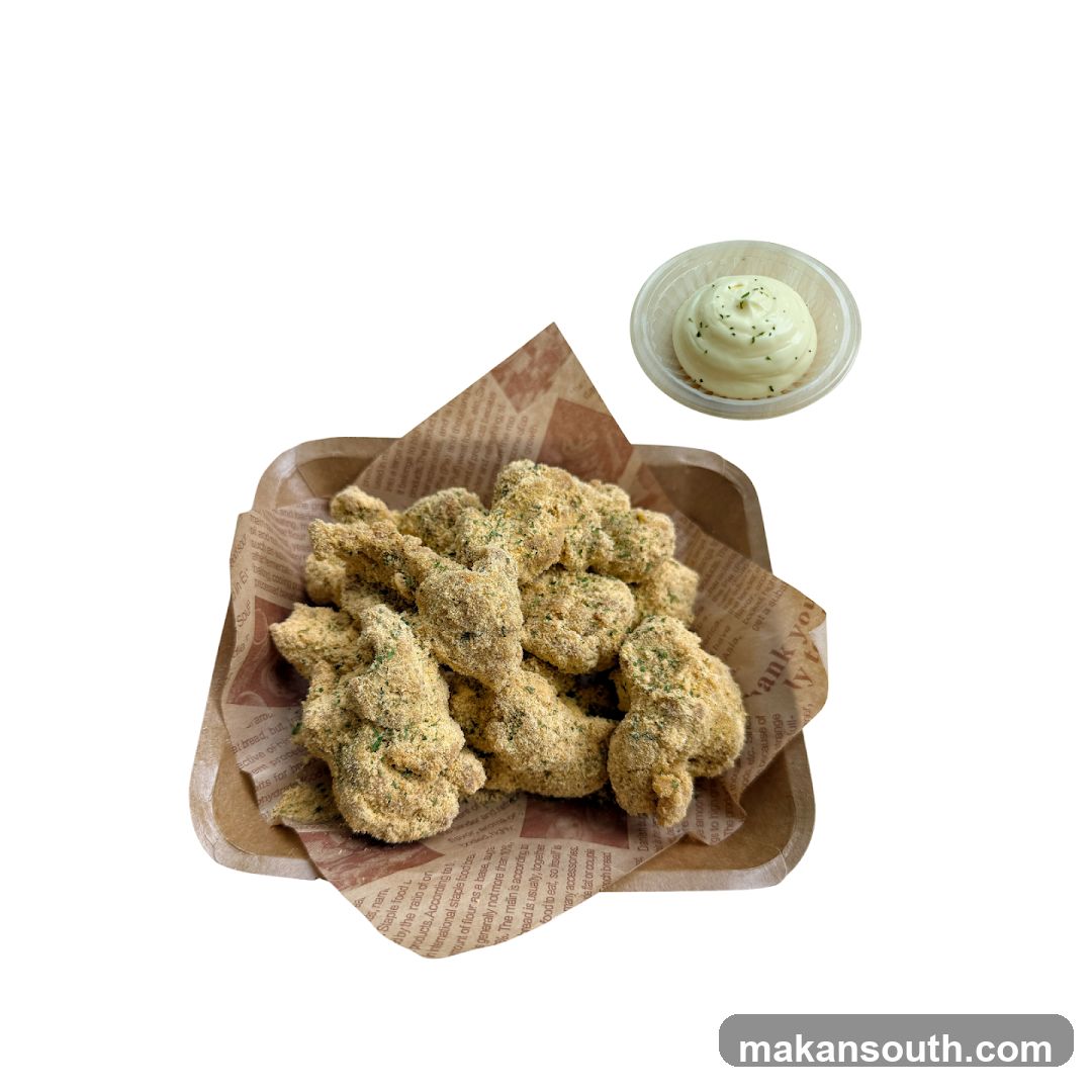 Fried Chicken Bites with Dip