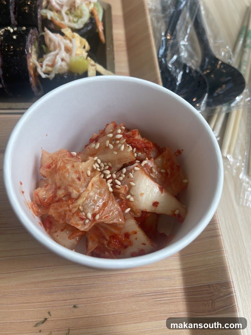 Kimchi and Sushi Rolls