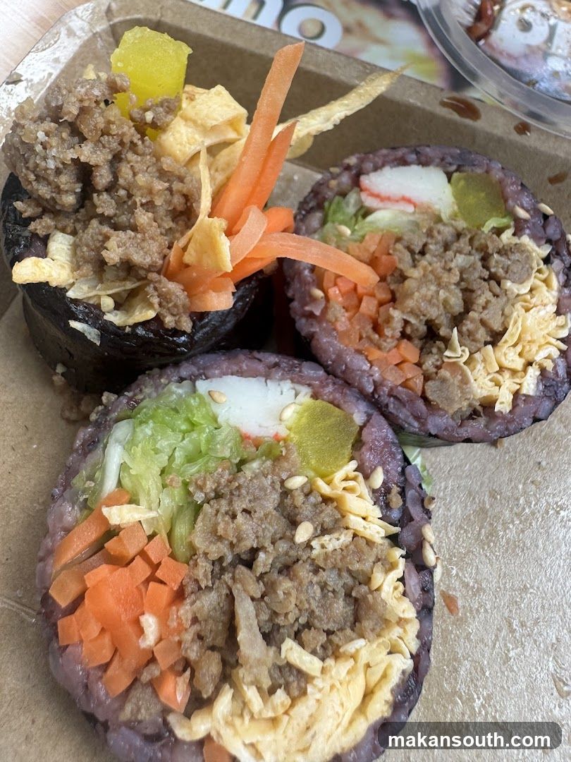 Korean Rolled Rice and Seaweed
