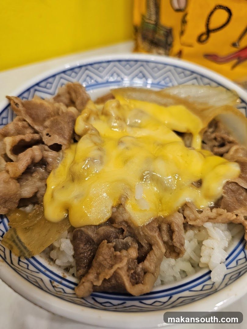 Beef and Cheese Rice Bowl