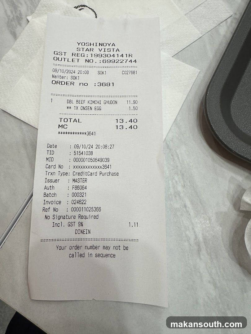 Receipt