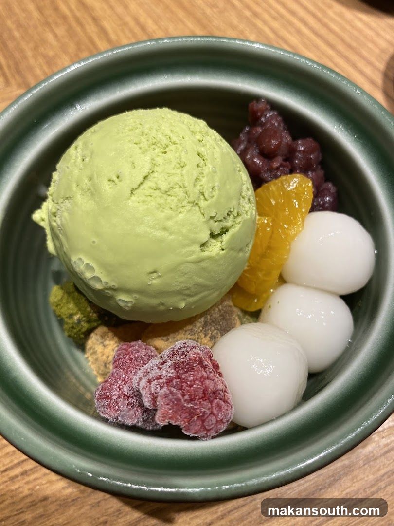 Matcha Ice Cream Dessert