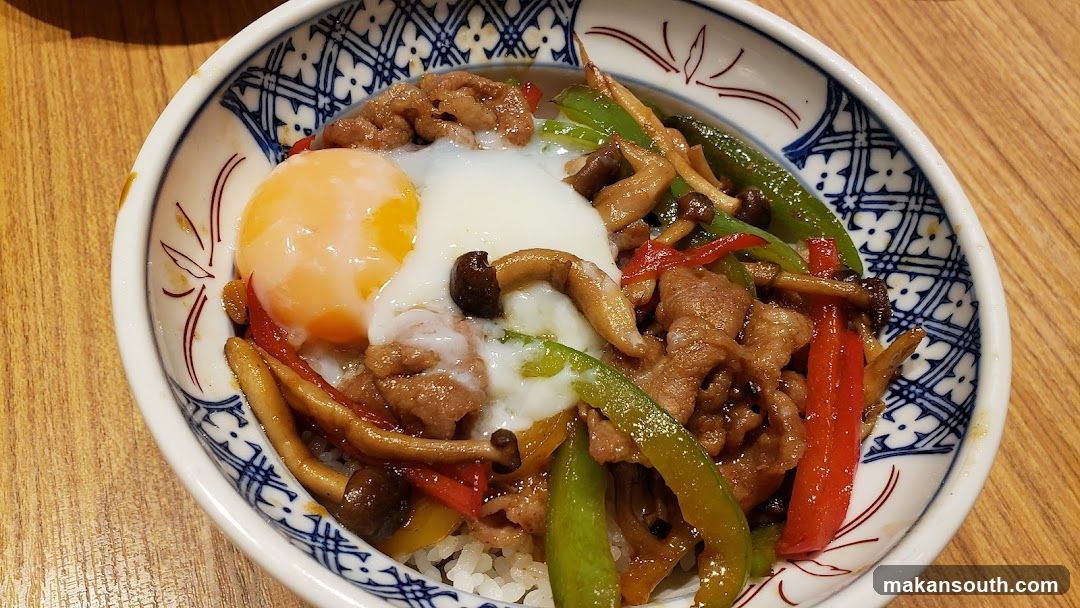 Beef and Egg Rice Bowl