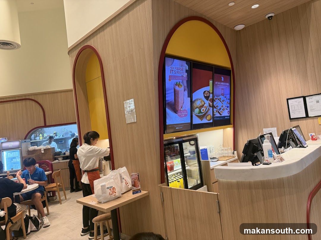 Restaurant Counter with Digital Menu