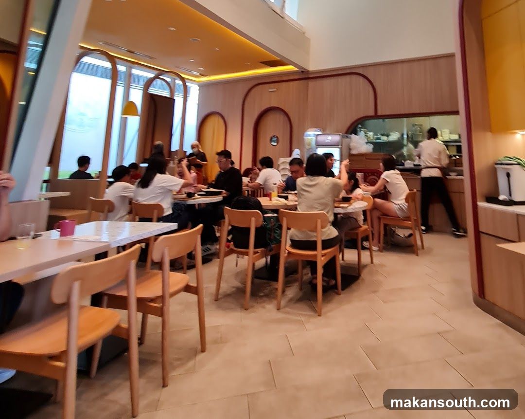 Restaurant Interior with Diners