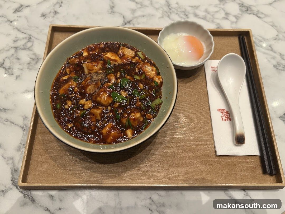 Mapo Tofu with Egg