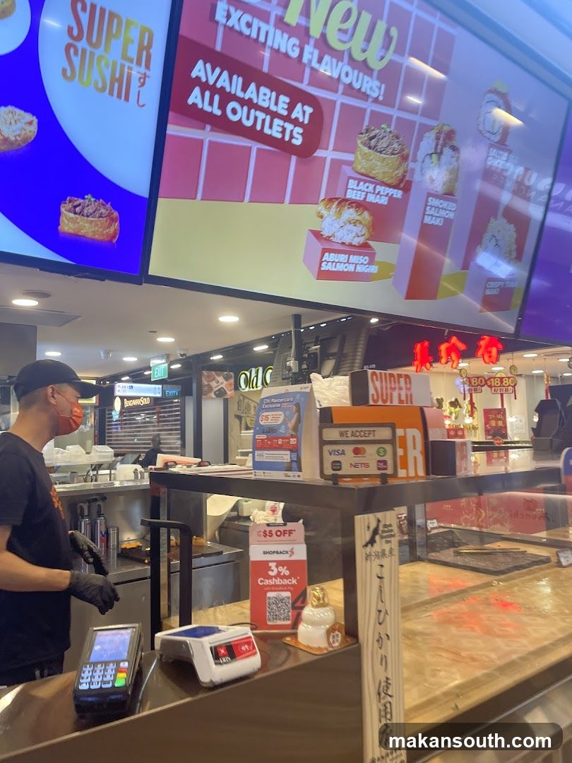 Sushi Counter Display