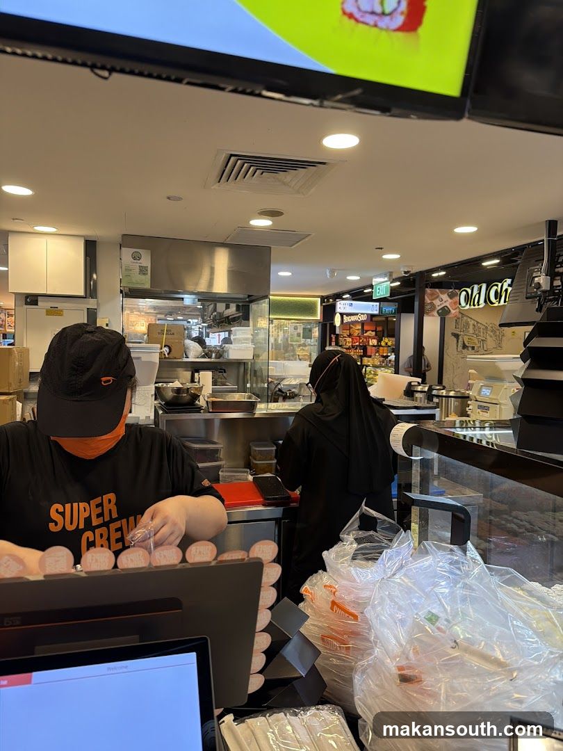 Food preparation area