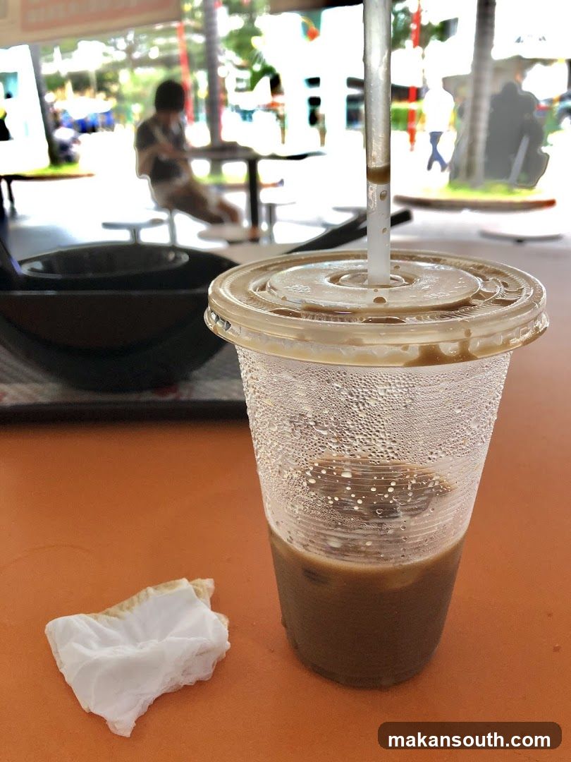 Iced Coffee and Napkin
