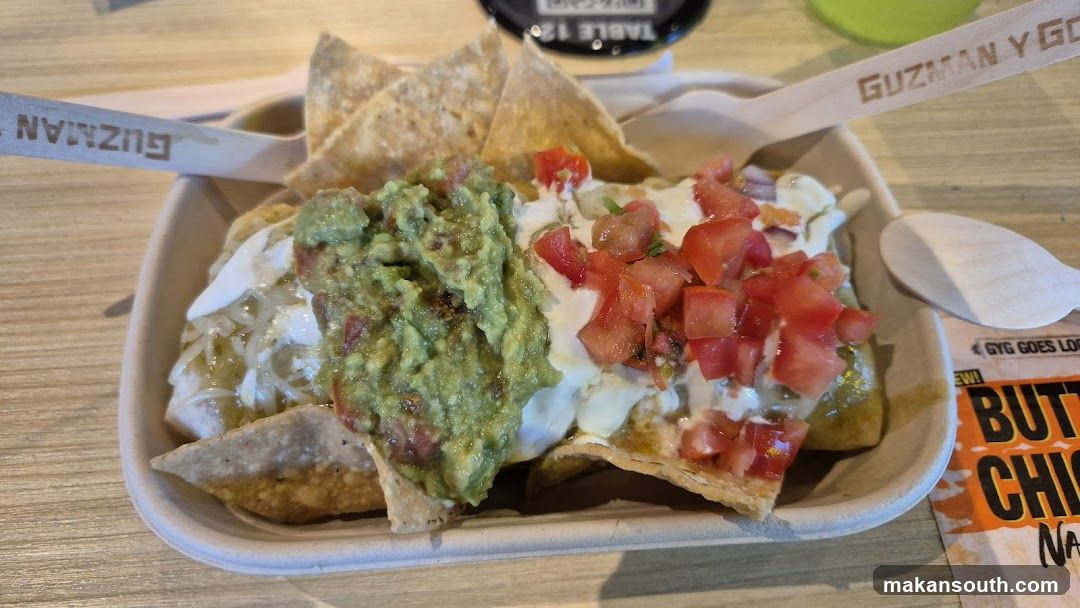Nachos with Guacamole and Salsa