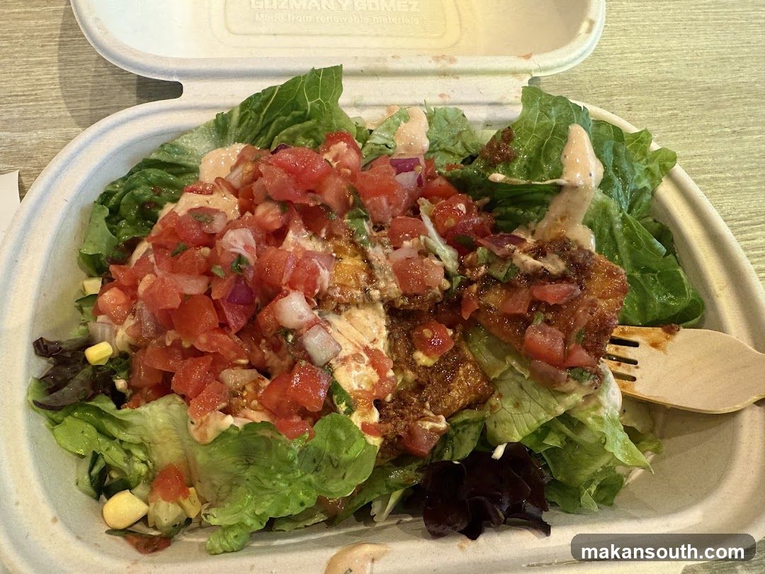 Salad in a Takeout Container