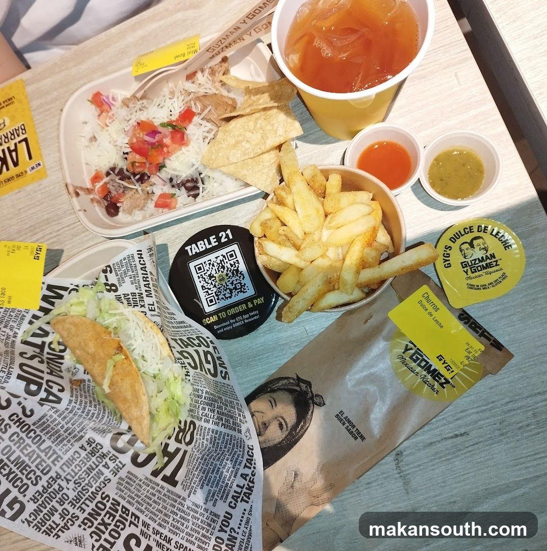 Mexican Food Spread