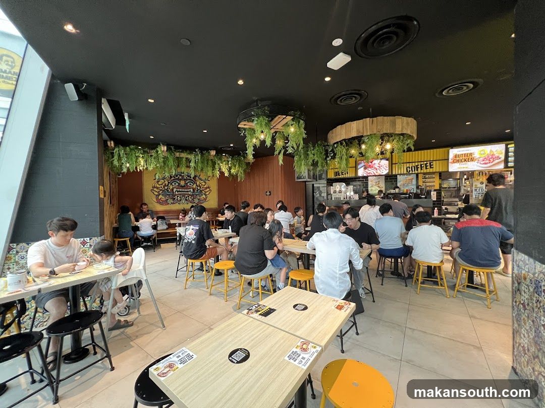 Restaurant Interior with Diners