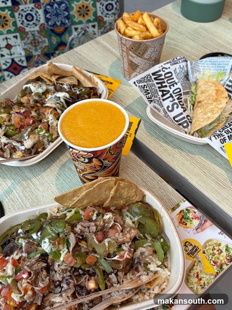Mexican Food Spread