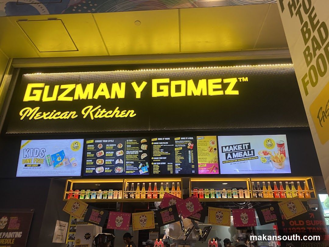 Guzman Y Gomez Menu