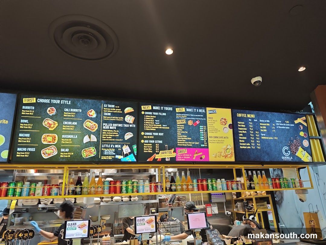 Guerrilla Coffee Menu