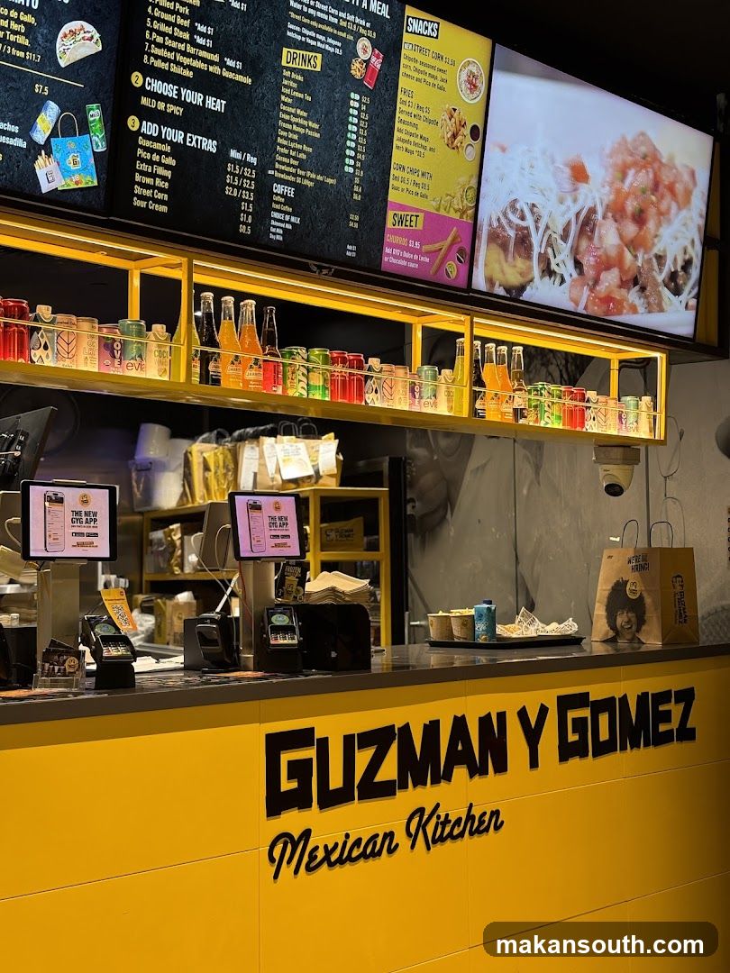 Guzman Y Gomez Counter