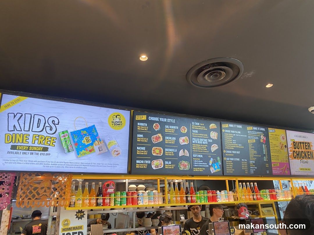 Guzman Y Gomez Menu and Promotions