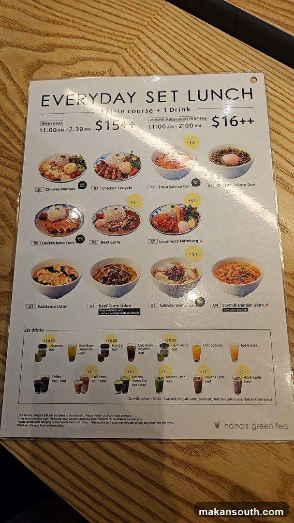 EVERYDAY SET LUNCH