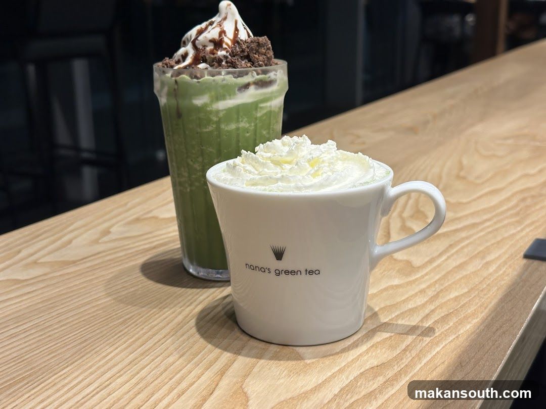 Matcha drinks
