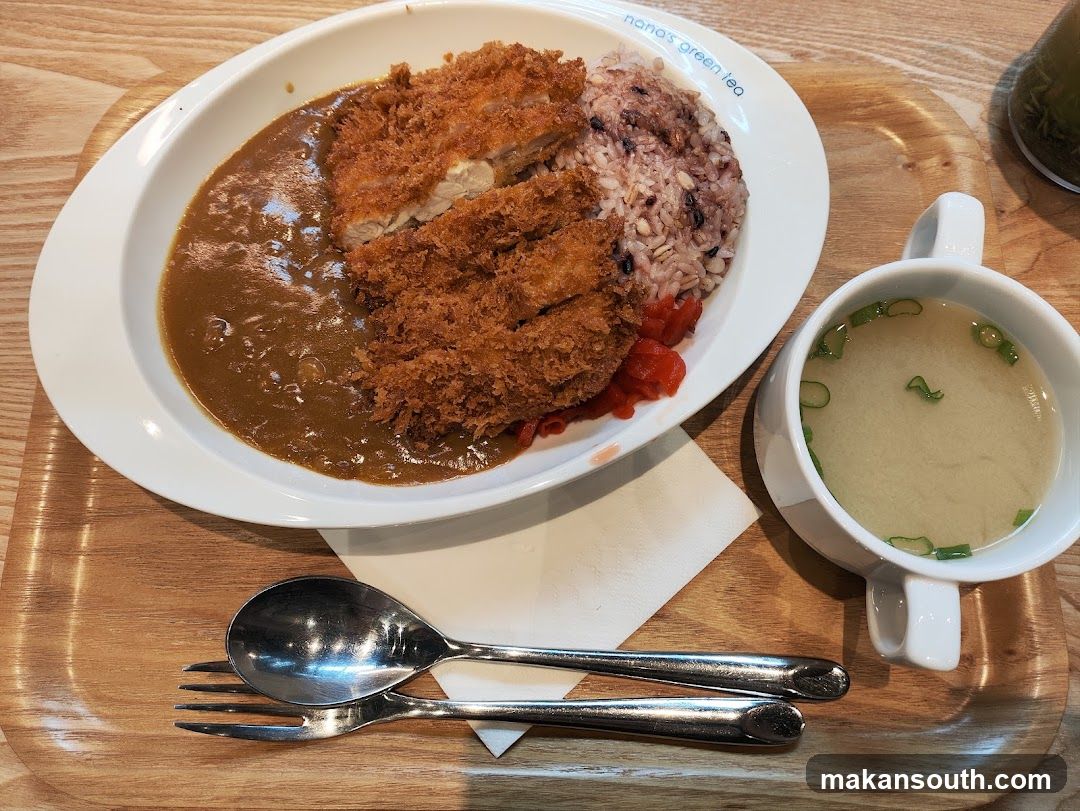 Katsu Curry with Miso Soup
