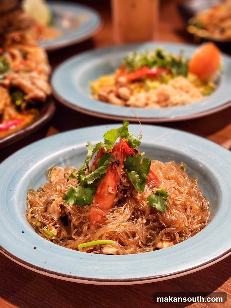 Glass Noodle Dish with Shrimp