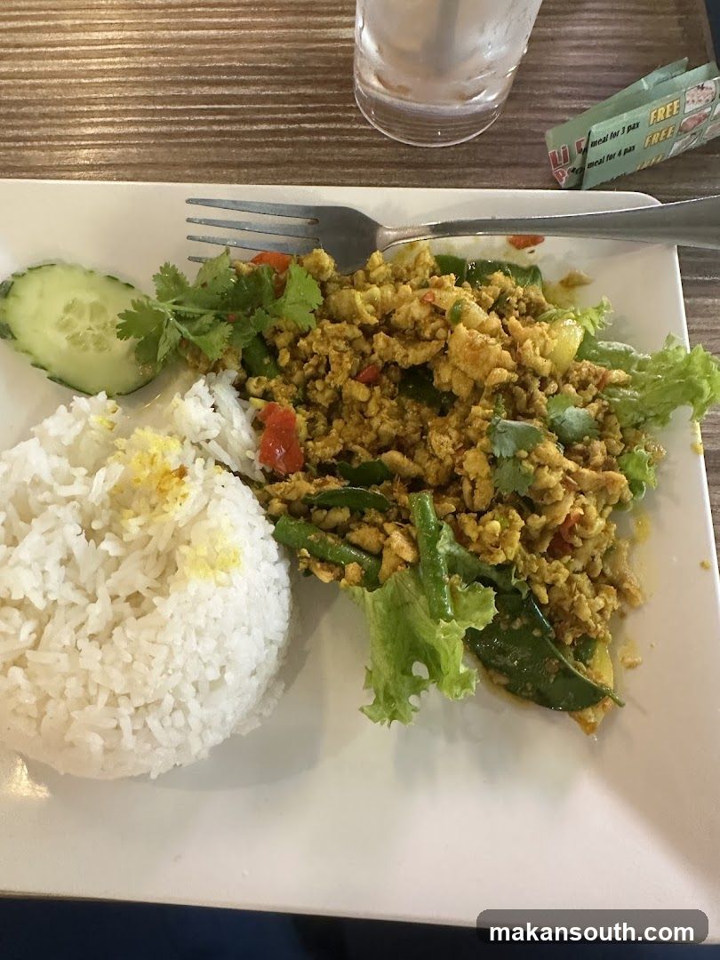 Curry dish with rice