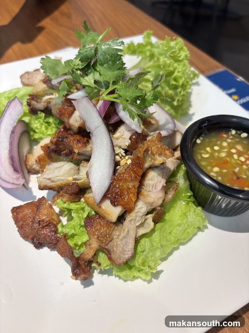 Crispy Pork Belly Salad