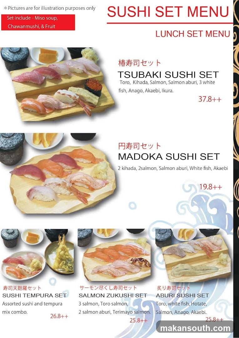 SUSHI SET MENU