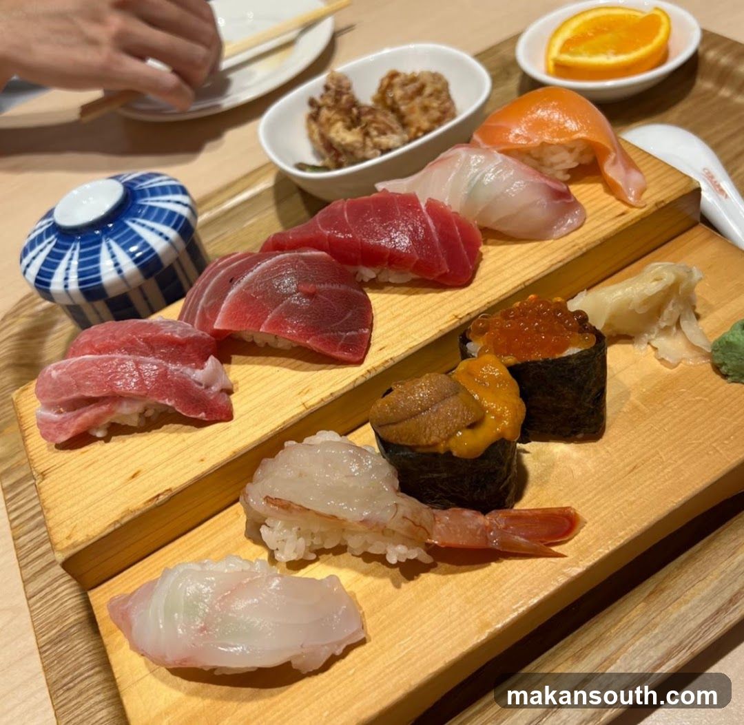 Assortment of Sushi