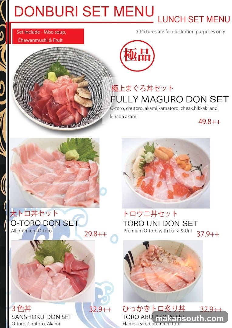 DONBURI SET MENU