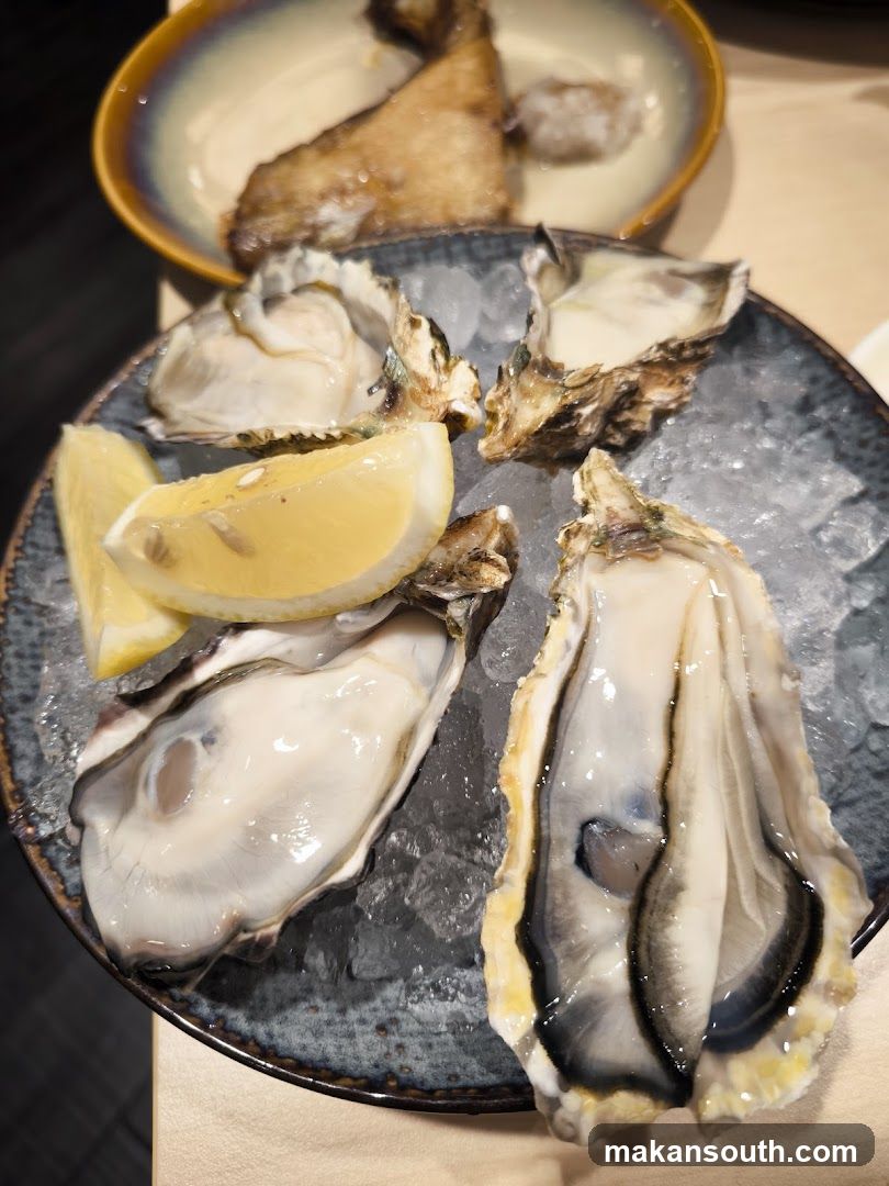 Oysters with Lemon