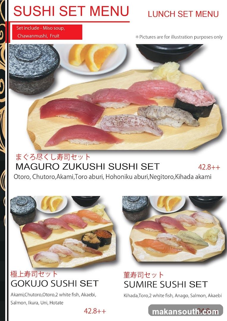 SUSHI SET MENU