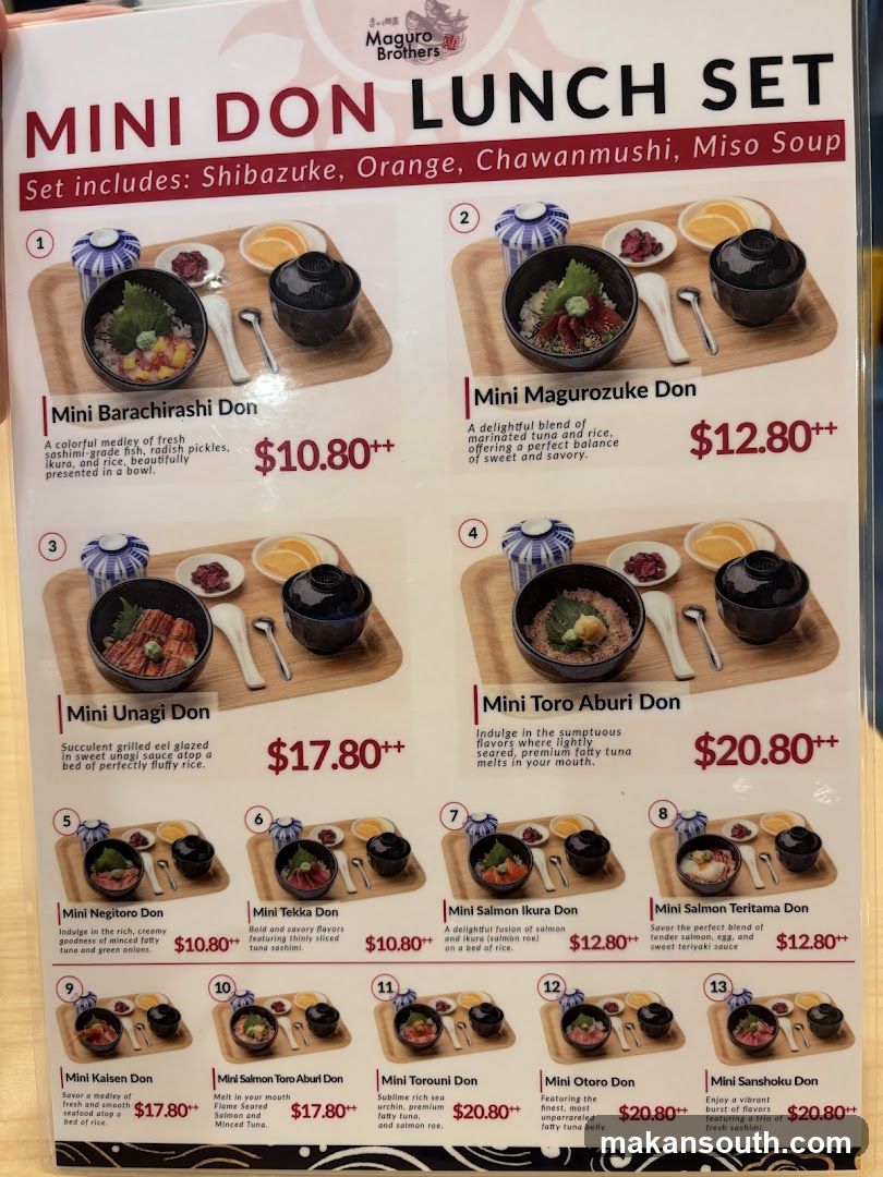 MINI DON LUNCH SET
