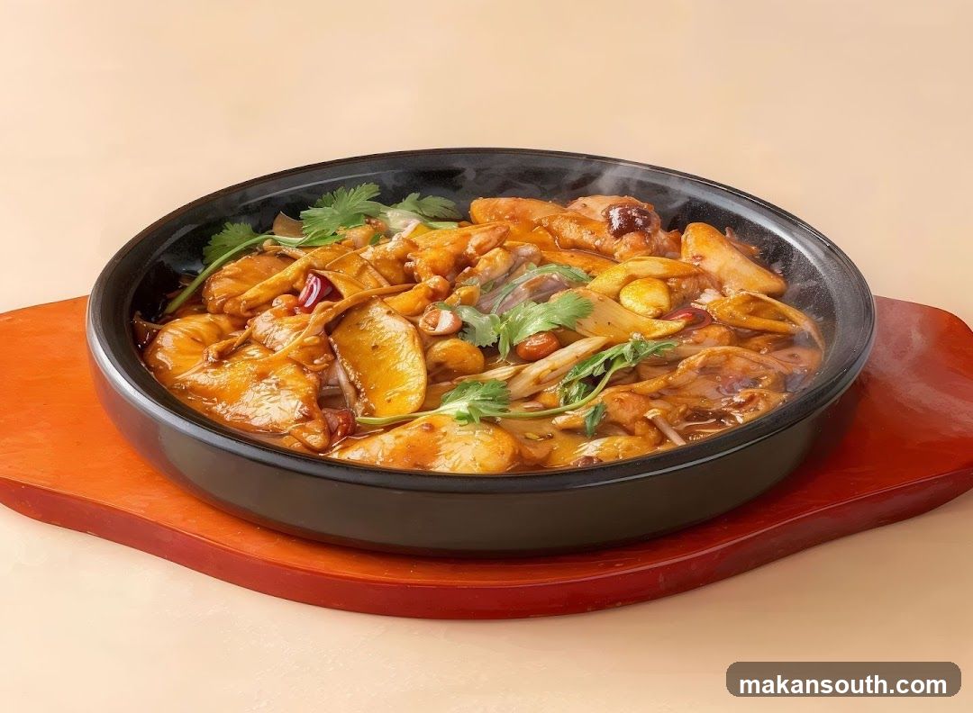 Spicy Chicken and Mushroom Dish