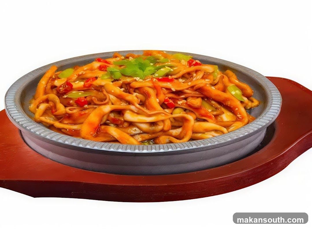 Spicy Squid Dish