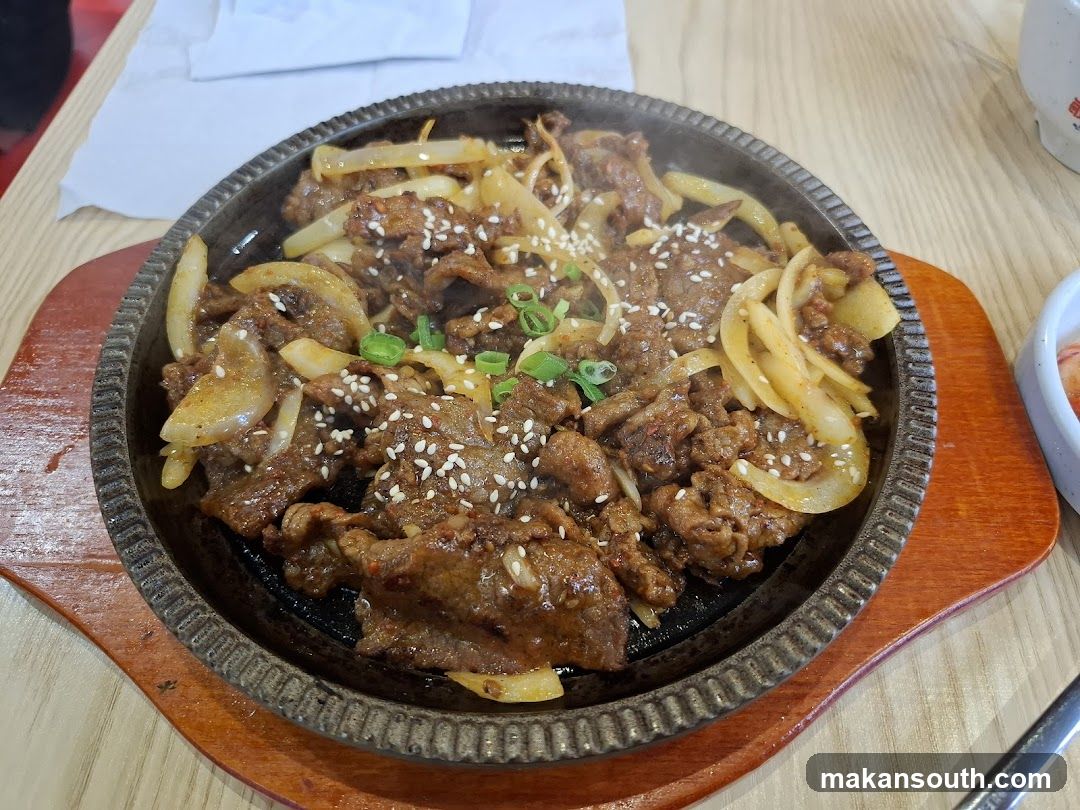 Sizzling Beef and Onion Dish